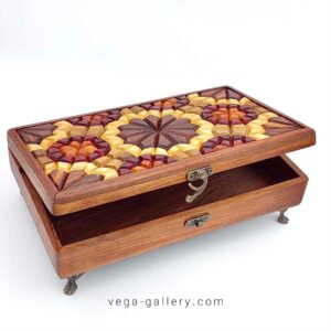 جعبه گره چینی ابعاد ۱۸ در ۳۰ تمام چوب